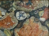 Rock pool with lichen stone