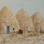 Beehive houses in the desert