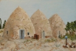 Beehive houses in the desert